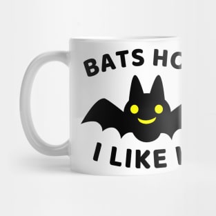 Funny Halloween Bat Graphic Art Bats How I Like It Mug